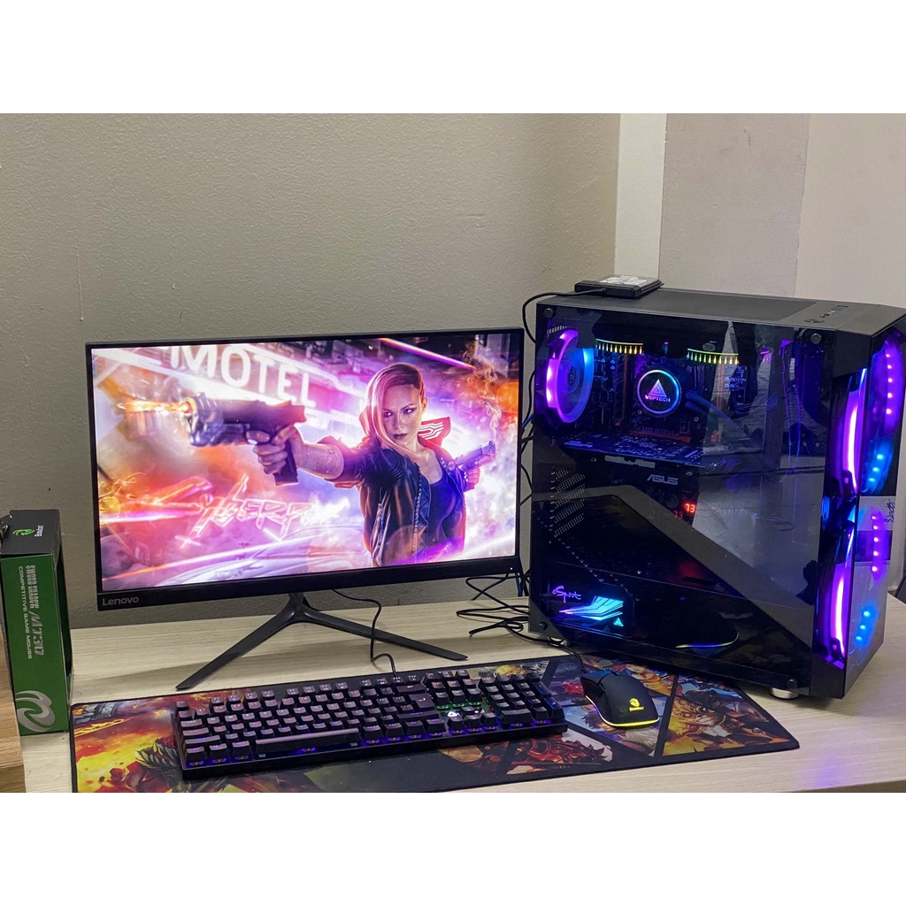 Full bộ PC GAMING VGA 1050ti 4GB tản nước chiến game siêu kinh điển - Pubg, GTA V, Lol, FO4, Valorant, CALL OF DUTY