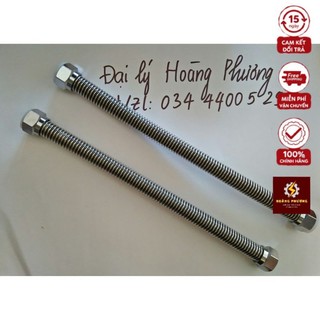 2 Dây cấp nước INOX cho vòi chậu, bệt, bình nóng lạnh 30cm