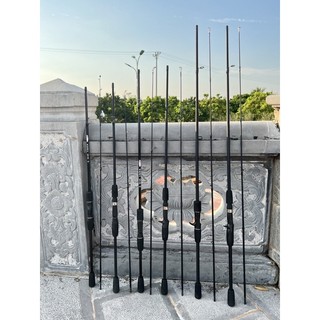 Cần câu lure câu ngang và đứng 2 khúc - đồ câu cá 68