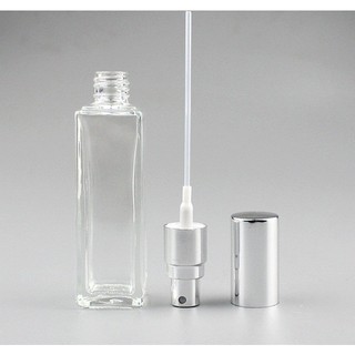 Chai chiết nước hoa vòi xịt nắp bạc 10ml