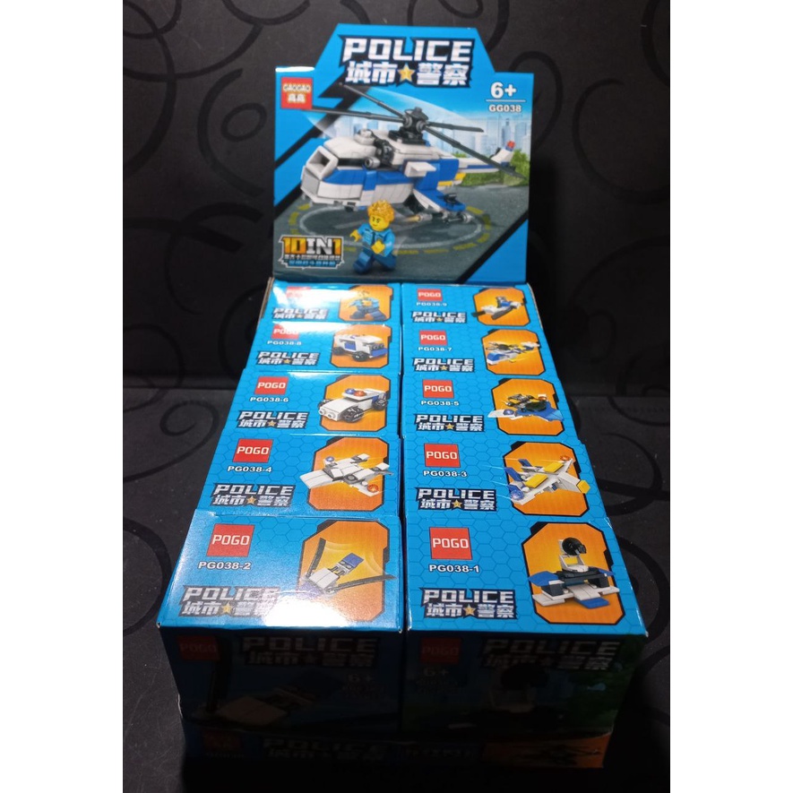 07041 Bộ Lego Xếp Hình Mini 10in1 Cho Bé