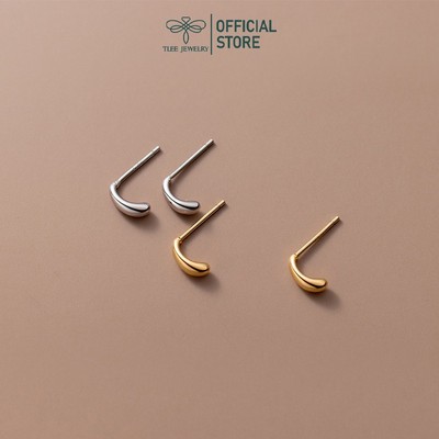Bông tai bạc nữ TLEE mẫu móc bạc cá tính TLEE JEWELRY B0342