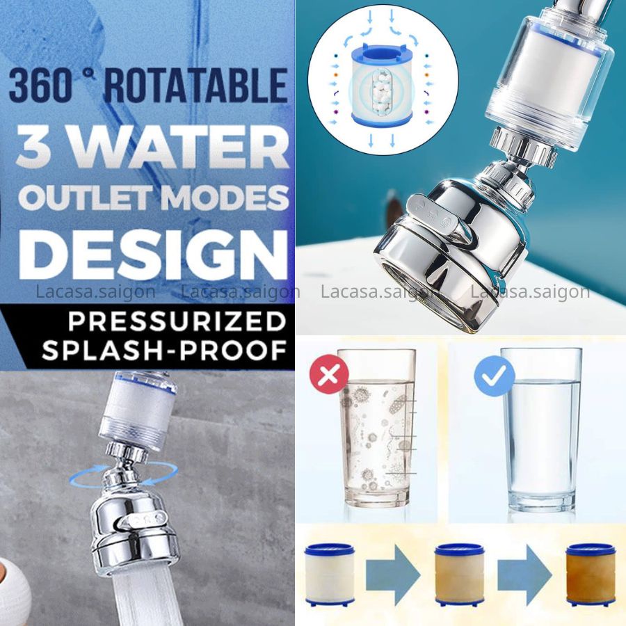 Đầu lọc nước tại vòi  Water Faucet Tap Purifier Filter