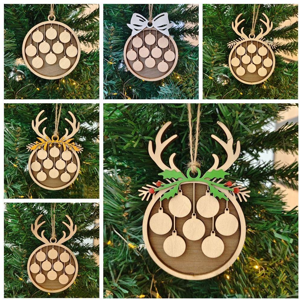 KUNHEV Phụ Kiện Trang Trí Cây Thông Giáng Sinh Hình Tuần Lộc Dễ Thương Xinh Xắn