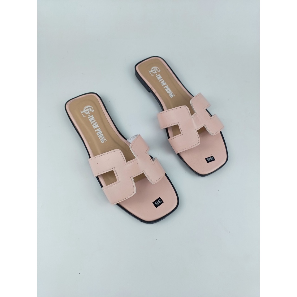DÉP NỮ ĐẾ THẤP HÌNH CHỮ H CÓ SIZE LỚN 35-41