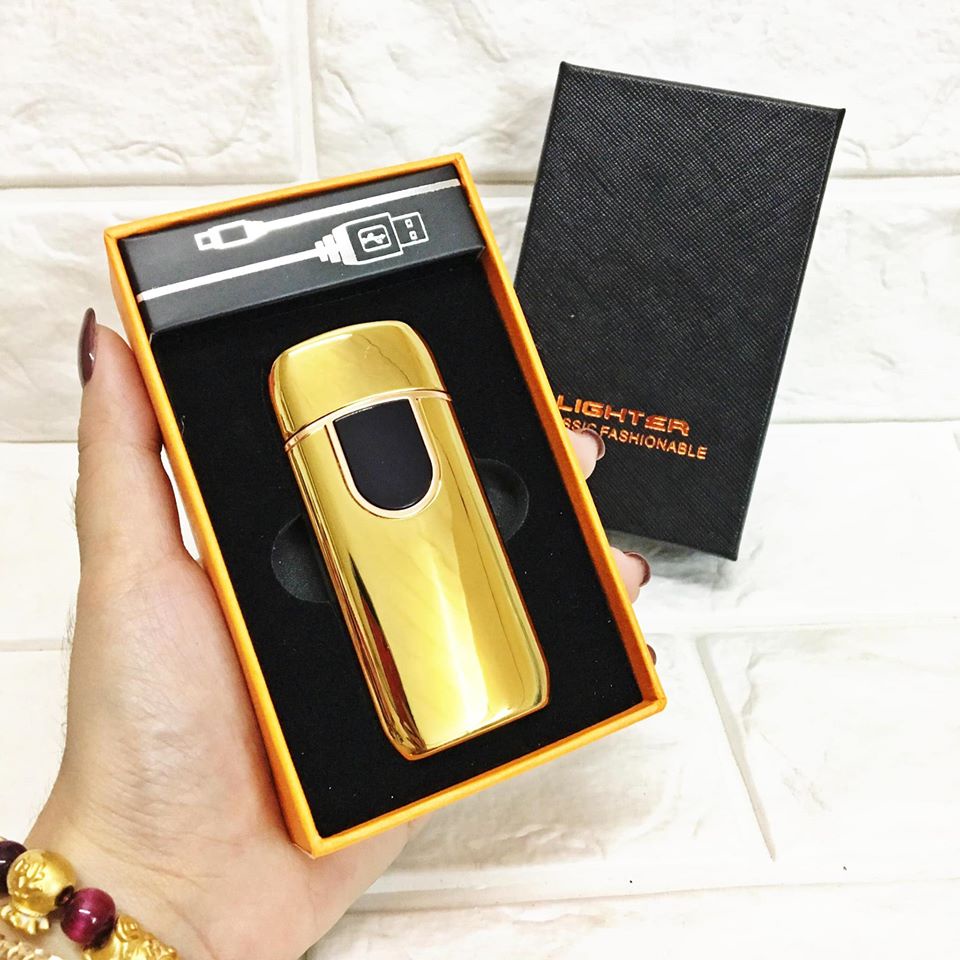 FREESHIP - Hột-𝙌𝙪𝙚̣𝙩-𝘽𝙖̣̂𝙩-𝙇𝙪̛̉𝙖 điện cảm ứng vân tay plasma lốc xoáy fullbox kim loại bóng - HỎA TỐC
