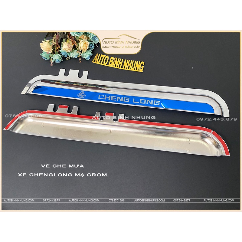 Vè mưa xe tải Chenglong 4 chân, đầu kéo, chenglong H7, chenglon h5, chenglong m3,m5, chenglong balong 7