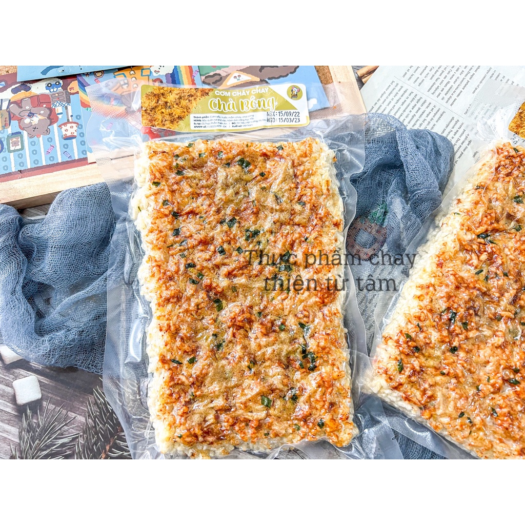 Cơm Cháy Chà Bông Chay Mix 10 Vị Đủ Loại Ăn Vặt Chay