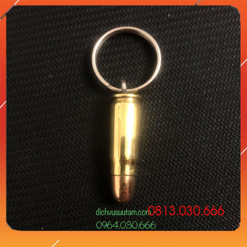 Móc chìa khóa viên dan k54 đầu tròn bằng đồng