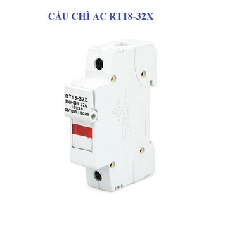 Cầu chì kèm đế AC - Cầu chì AC RO15 - Cầu Chì Công Nghiệp  RT18-32X có đèn báo KÈM ĐẾ