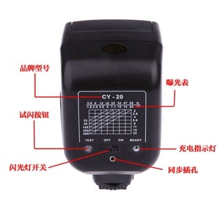 Đèn Flash CY-20 Cho Máy Ảnh Nikon Canon Panasonic