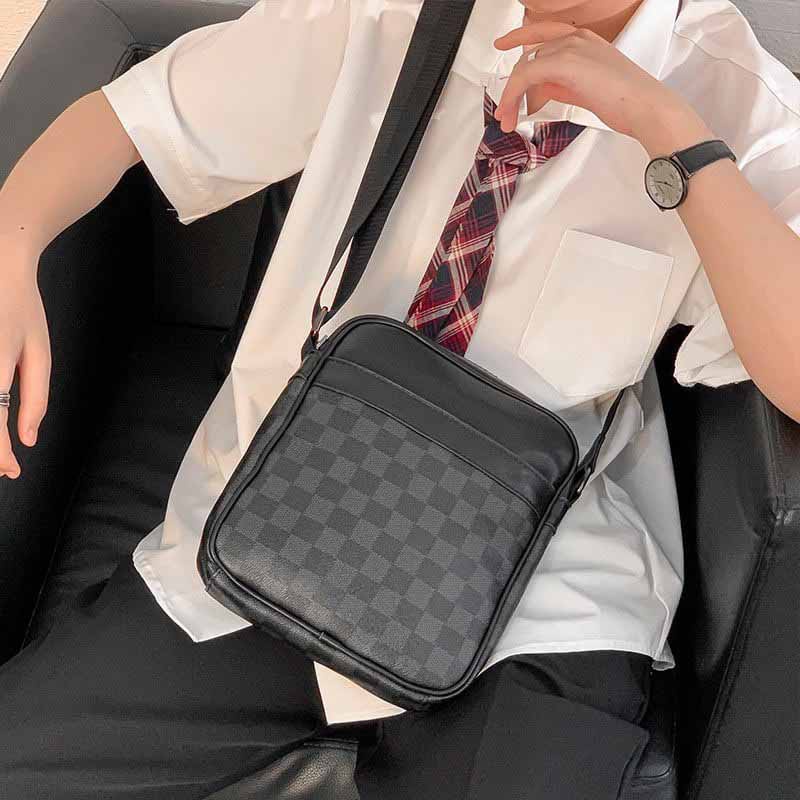 ❤️ LOẠI 1 ❤️ Túi DA NAM CAO CẤP NHIỀU NGĂN Đựng Vừa Ipad CHỐNG NƯỚC ĐEO CHÉO Đi Học Sinh Viên Ưa Dùng Thời Trang M01