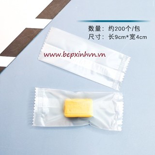 Túi đựng bánh kẹo nougat nhựa mờ