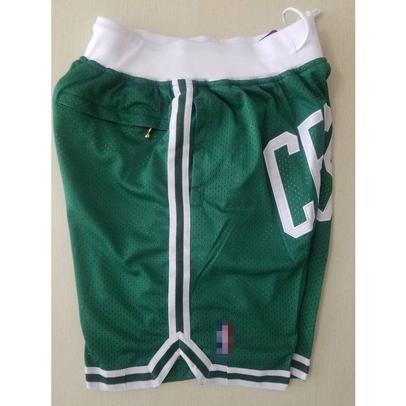 Quần Short Bóng Rổ Boston Celtics Phối Túi Thêu Họa Tiết Cá Tính Cho Nam