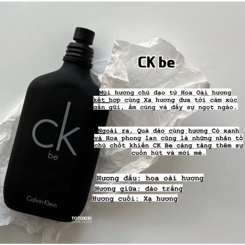 Nước hoa CK BE BLACK