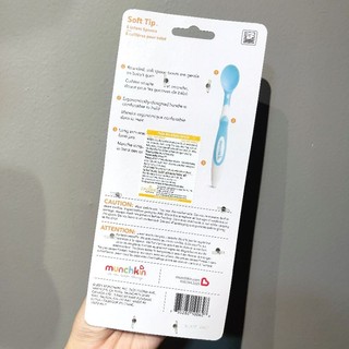 [Cái lẻ] Thìa siêu mềm Munchkin cho bé 3M+