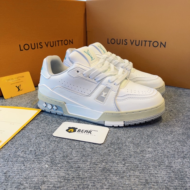 [Bear sneaker] Giày thể thao LV 54 Trainer trắng hàng Like A.U.T.H [bản đẹp nhất tt]