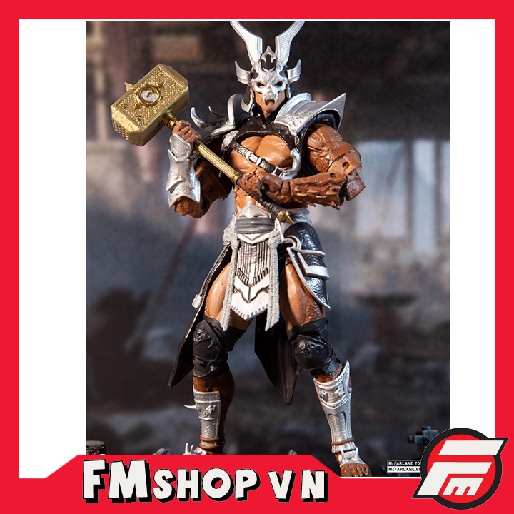 MÔ HÌNH MCFARLANE MK11 SHAO KAHN SILVER