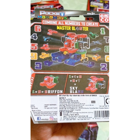 Số biến hình emco bất kỳ hàng chính hãng 1 số 1 hình