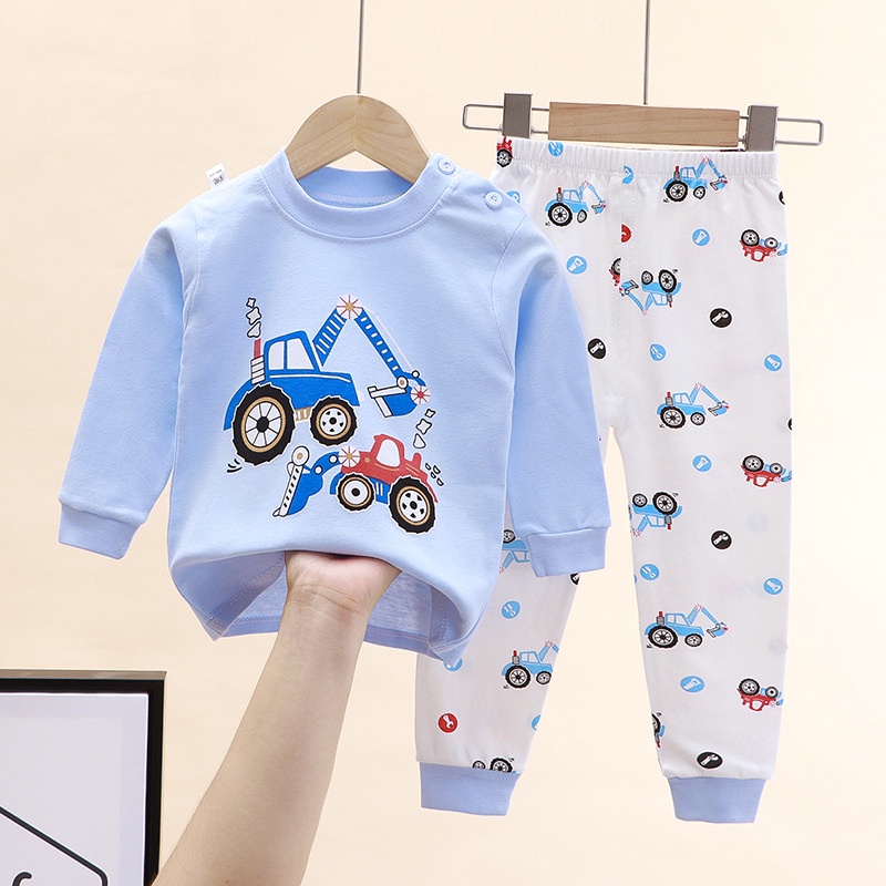 Bộ Đồ Ngủ Dài Tay Thời Trang Mùa Thu Cho Bé 80-140cm