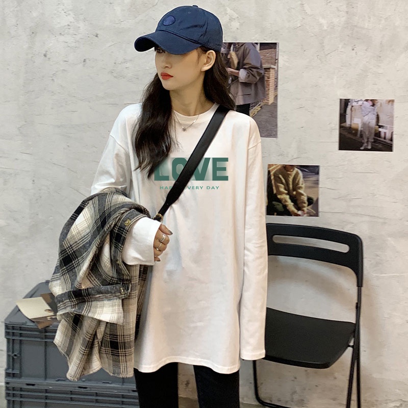 NRVP Áo Thun Nữ Dài Tay Thời Trang Hàn Quốc 2023