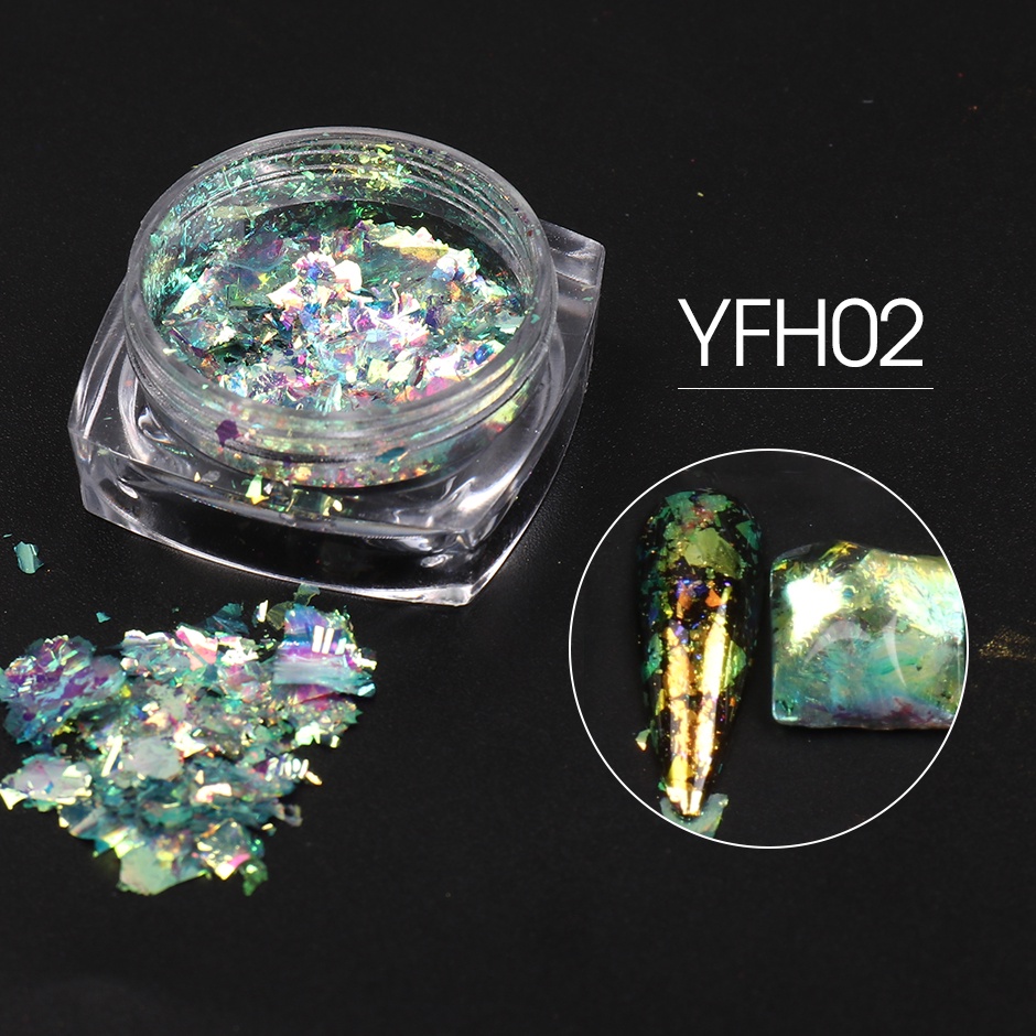 Hama Hộp Đá Opal Pha Lê Lấp Lánh 12 Ngăn Trang Trí Móng Tay Nghệ Thuật