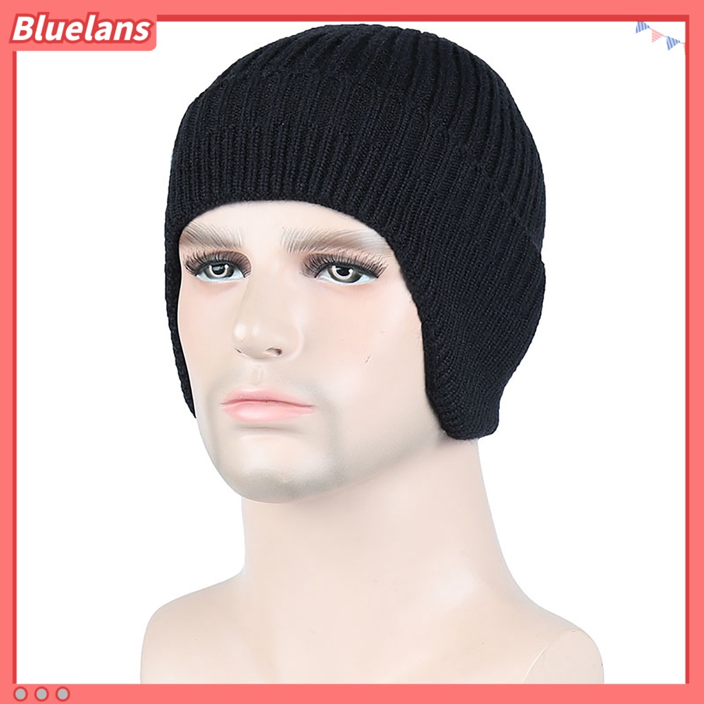 Mũ Len Che Tai Màu Sắc Thời Trang