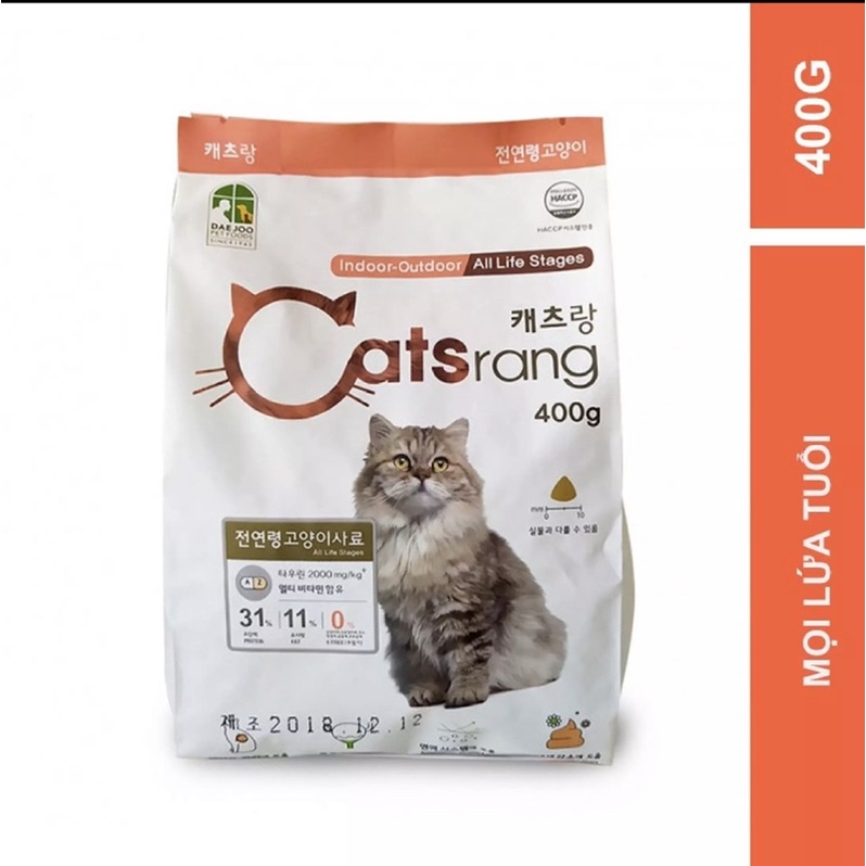 THỨC ĂN HẠT CATSRANG MỌI LỨA THÔI 400GR