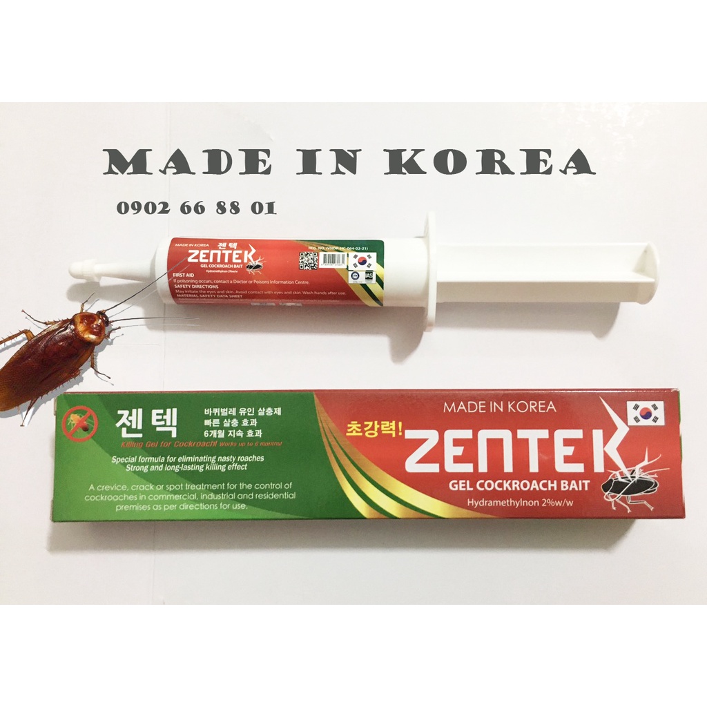 Gel Diệt Gián/ Keo Diệt Gián Hàn Quốc ZenTek ( Siêu Diệt Gián )