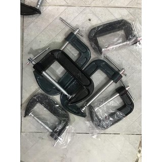 Cảo chữ C - Vam kẹp chữ C bằng sắt dùng kẹp gỗ, nhôm kính