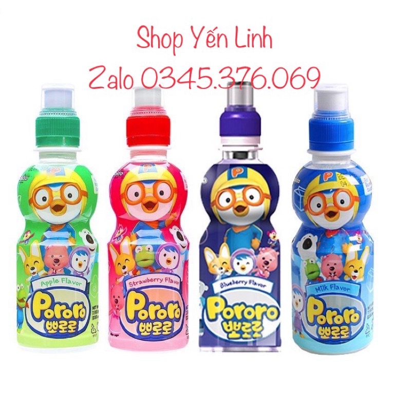 Nước trái cây Pororo Hàn Quốc chai 235ml