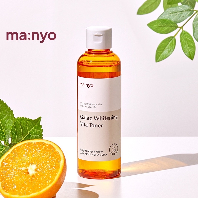 MANYO FACTORY Nước cân bằng dưỡng trắng da Galac Whitening Vita Toner 210ml