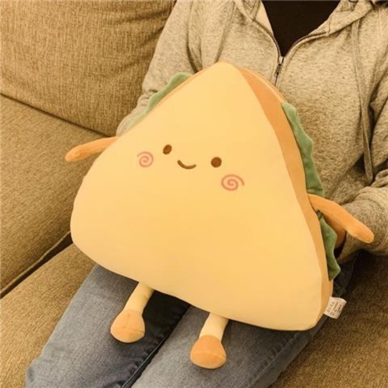 Thú Nhồi Bông Hình Bánh Sandwich Siêu Mềm Sáng Tạo