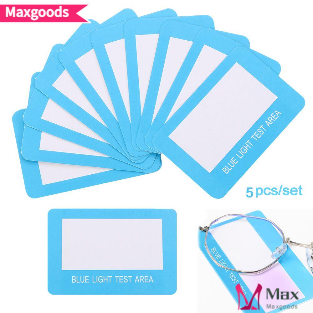 Bộ 5 Thẻ Kiểm Tra Tia UV Ánh Sáng Xanh Chất Lượng Cao