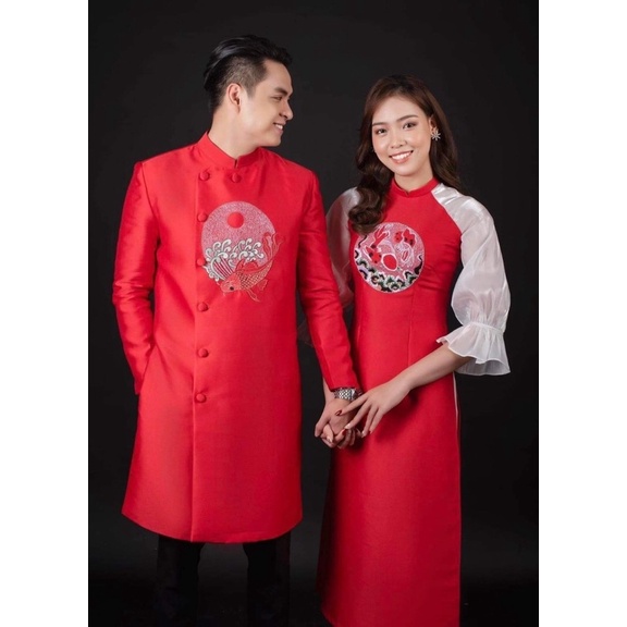 Áo Dài gia đình mặc tết