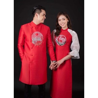 Áo Dài gia đình mặc tết