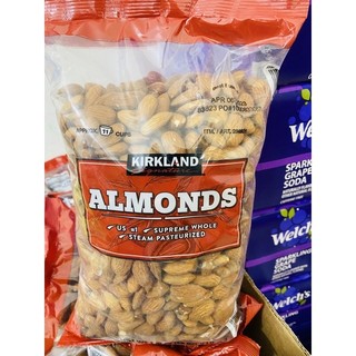 Hạt hạnh nhân Kirkland không muối 1.36kg của Mỹ