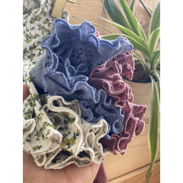 Set 3 bộ dài cotton gân cho bé