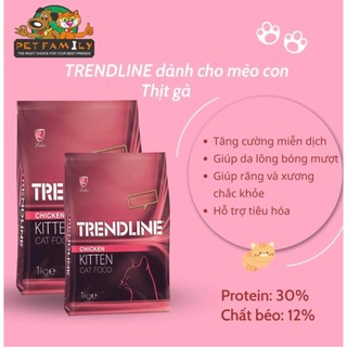 Hạt TRENDLINE Thức Ăn Hạt Khô Cho Mèo Xuất xứ Thỗ Nhỹ Kỳ