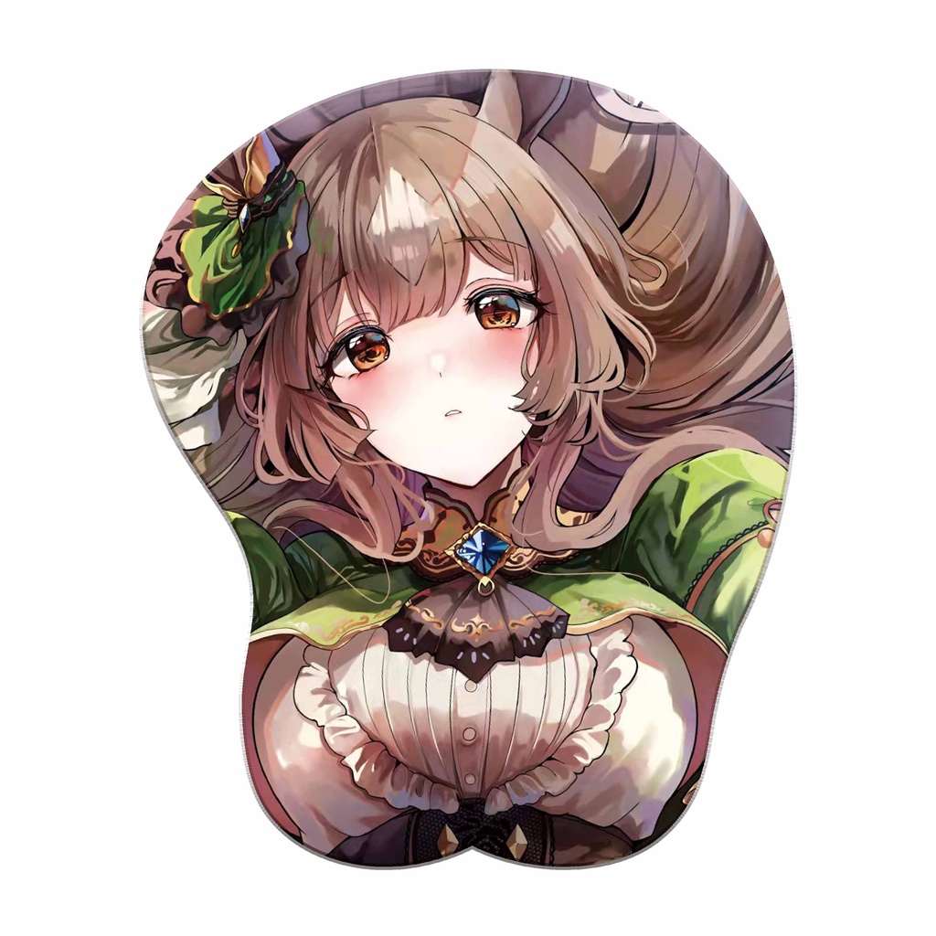 Genshin Impact 3D Mouse Pad Pretty Derby Anime FATE New Azur Lane 3D Tohsaka Rin RE0 ACGN Raiden Shogun shadow Game Keqing Soft Pad Tifa Lockhart Custom The Quintessential Quintuplets Beauty Kitagawa Marin NieR:Automata