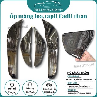 Ốp màng loa, Ốp Tapli Cánh Cửa Xe Vinfast Fadil 2019 - 2023, Hàng TiTan Cao Cấp
