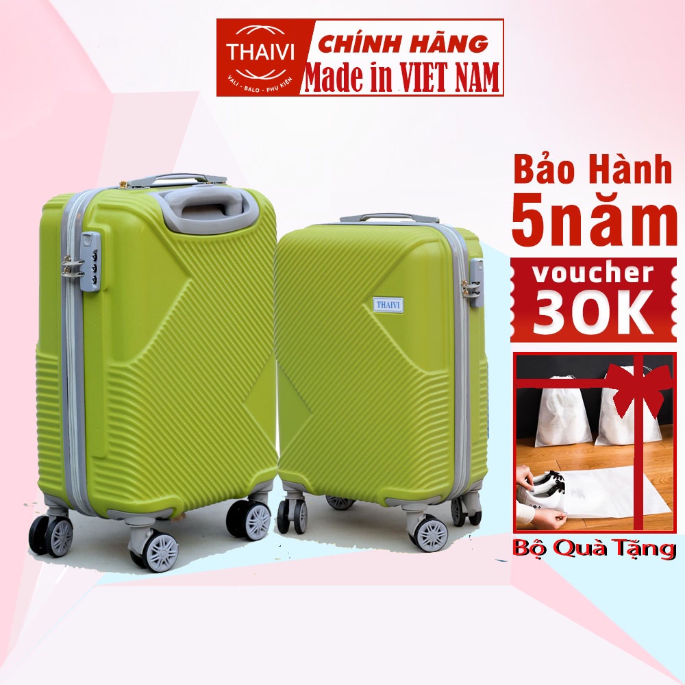 Vali du lịch, Vali kéo THAIVI Hàng chính hãng VIỆT NAM Bảo hành 5 Năm + Bộ quà tặng