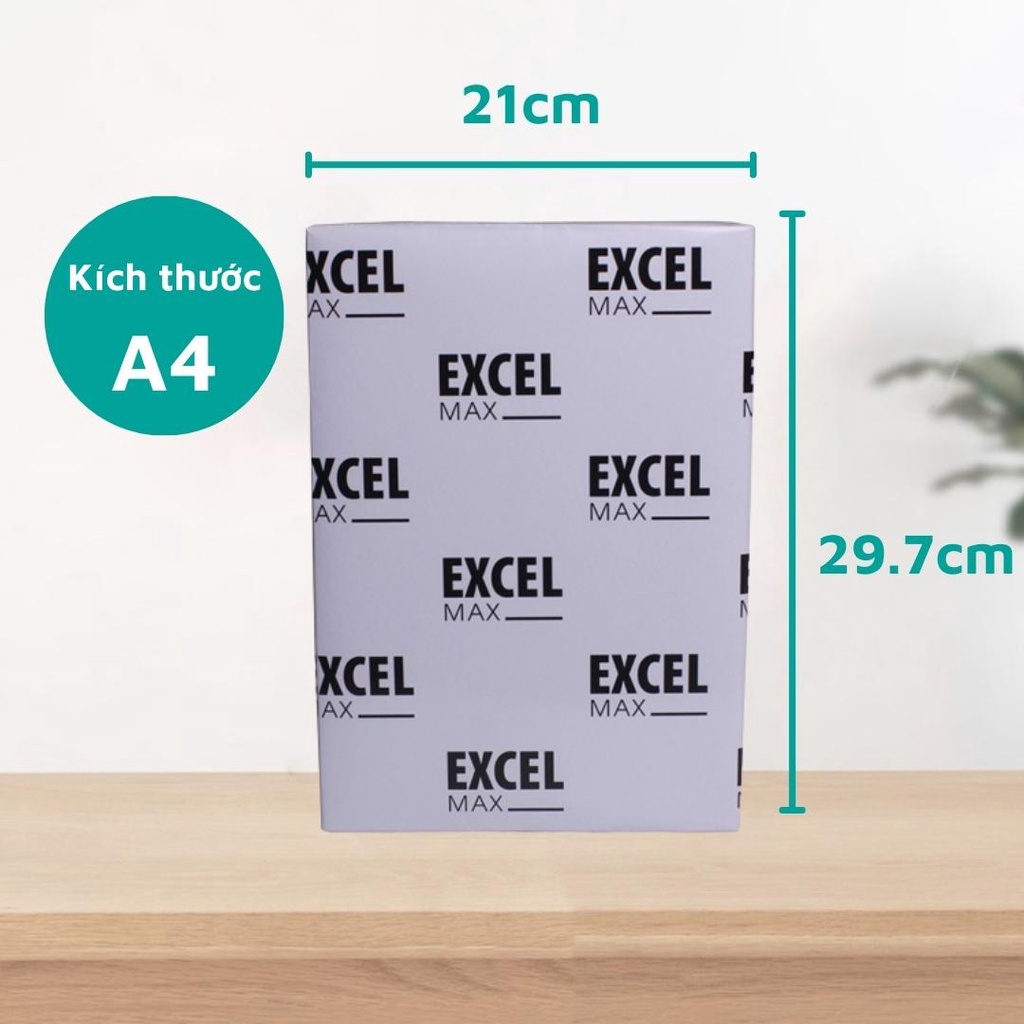 Giấy A4 Excel 70gsm 80gsm giấy in gói màng không dập góc SUKADO