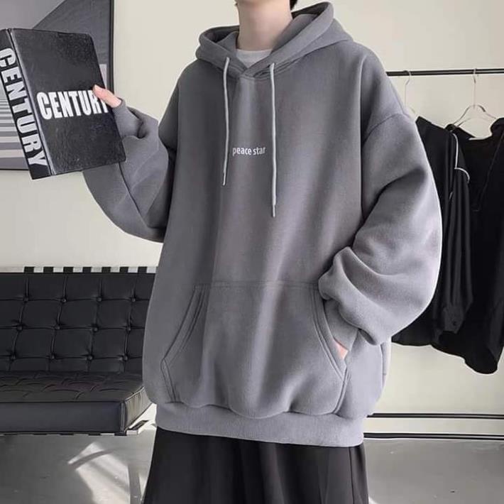 Áo Hoodie nỉ In Chữ Phong Cách Thời Trang Hàn nam nữ mặc đẹp chât dày vải nỉ bông