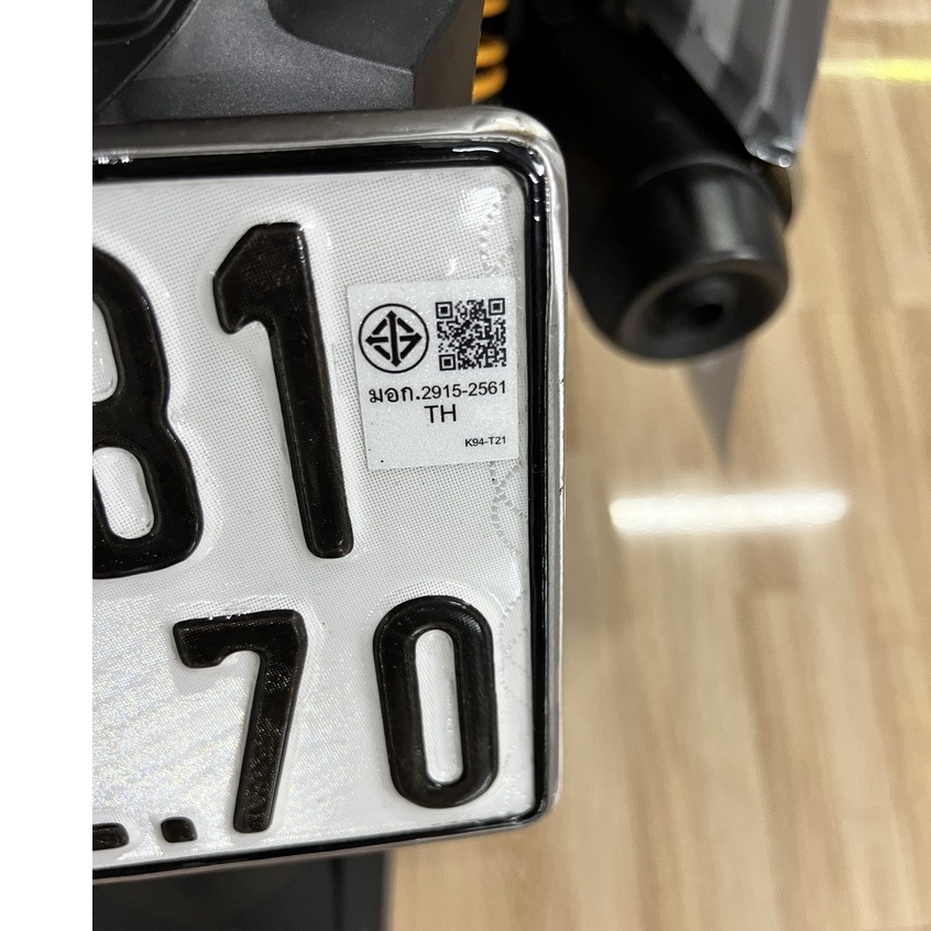 TEM MÃ QR TRANG TRÍ XE THÁI LAN