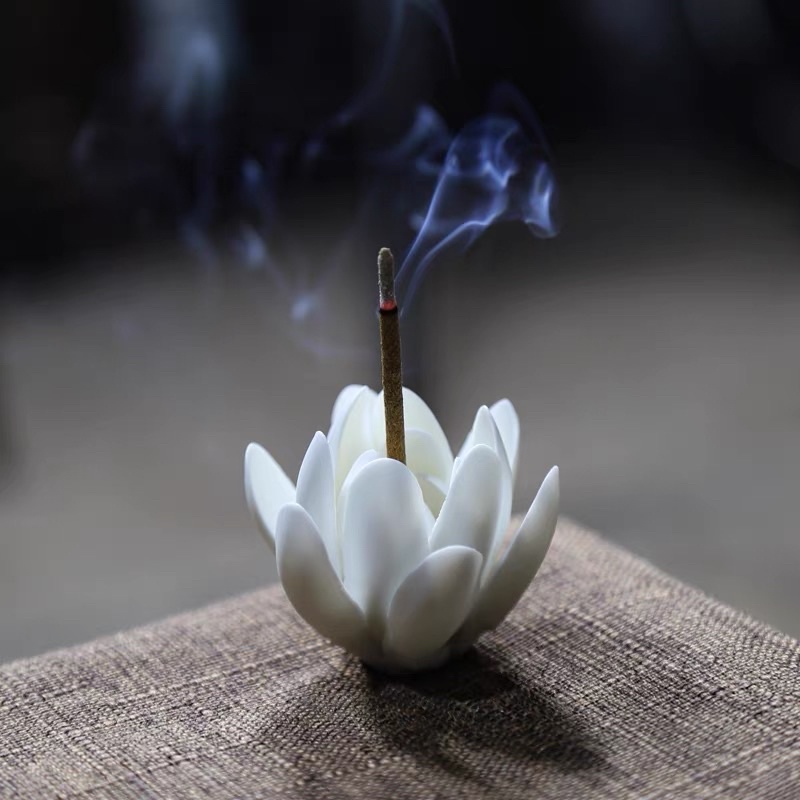 HOA SEN TRANG TRÍ GỐM SỨ CAO CẤP