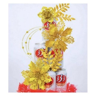 Set phụ kiện làm tháp lễ,đồ trang trí tháp nước,tháp bánh,combo set phụ kiện kim tuyến,nhũ làm tháp