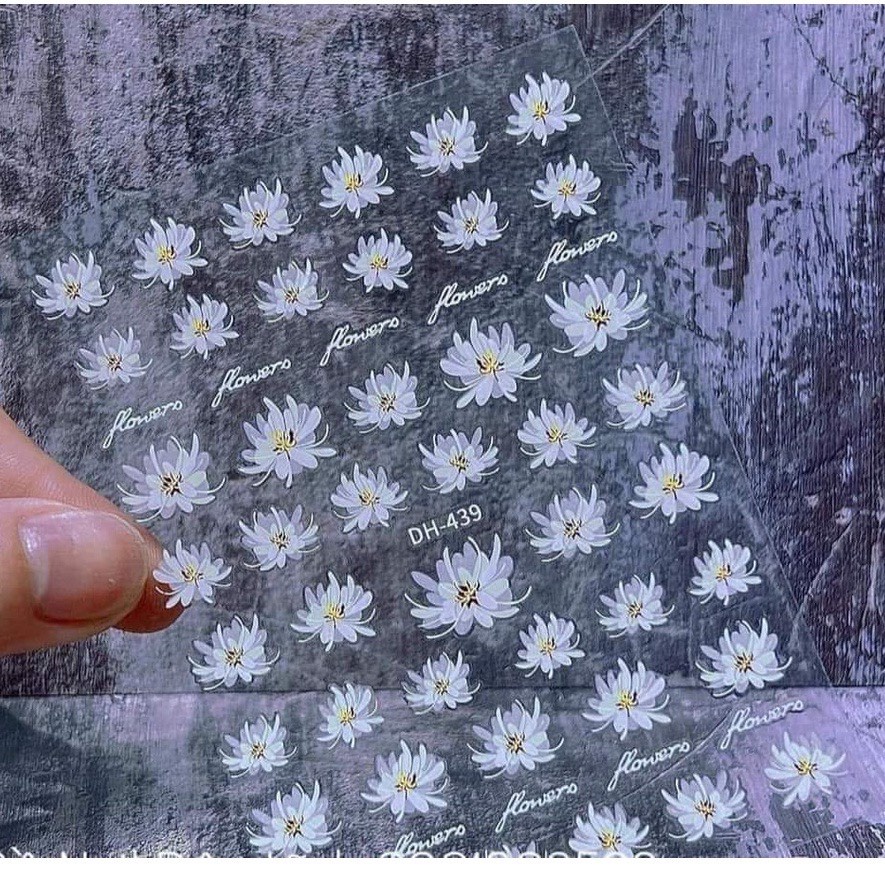 Sticker miếng dán móng DH 439, phụ kiện làm nail.