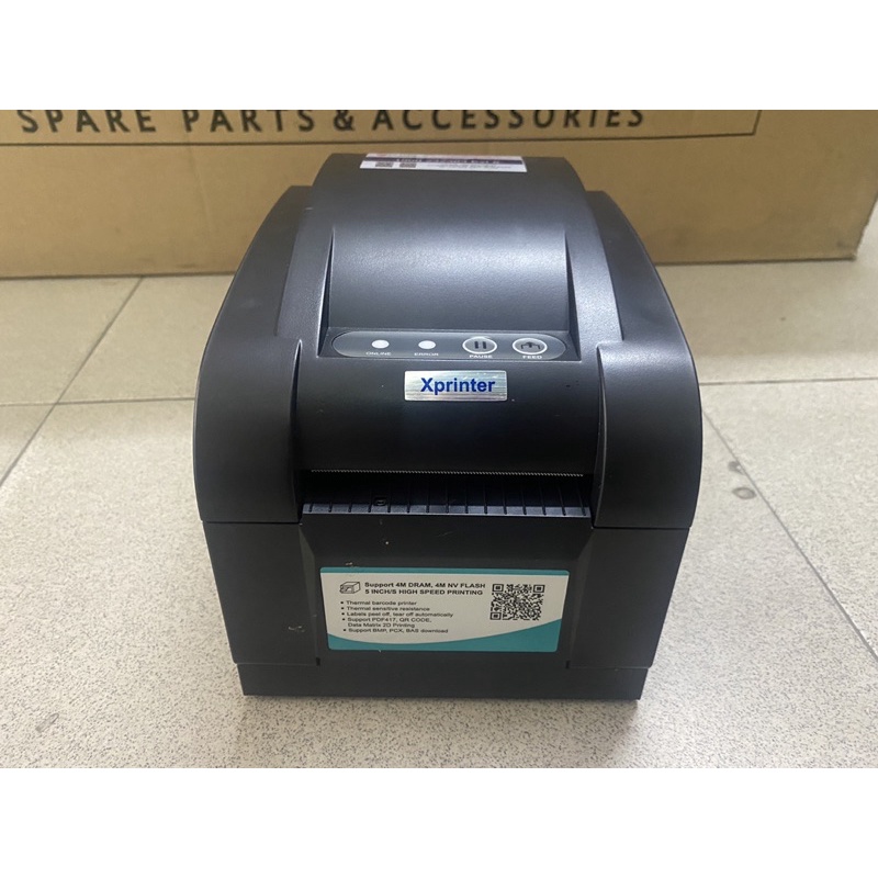 Máy in mã vạch XPrinter 350B in đơn ghtk , in hoá đơn , in mã vạch tem dán + Điện thoại IP cho khách sạn Fanvil H2U