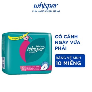 Băng vệ sinh Whisper cánh 10 miếng